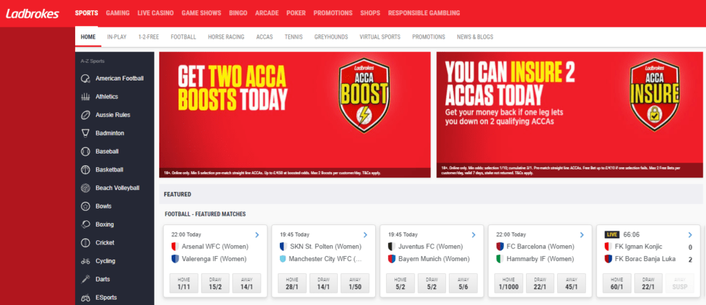 ladbrokes main page