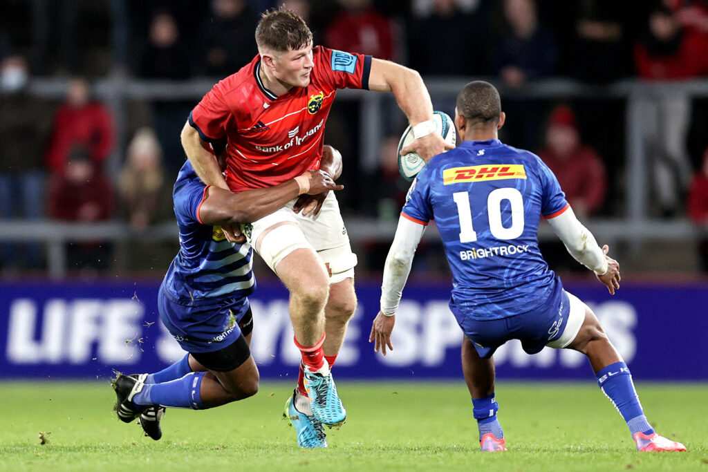 Jack O'Donoghue with Sergeal Petersen and Manie Libbok