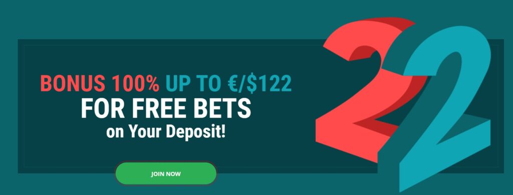 bet22 welcome bonus